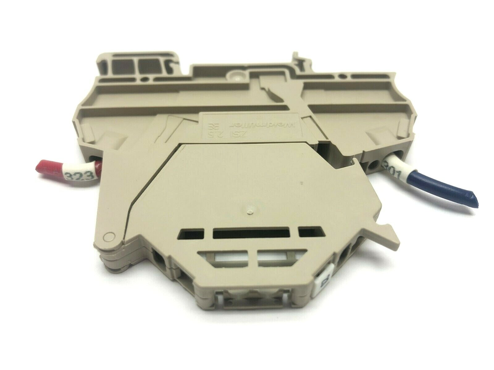 Weidmuller ZSI 2.5 Tan Din Rail Terminal 2.5 mm Sq. 500V LOT OF 10 - Maverick Industrial Sales
