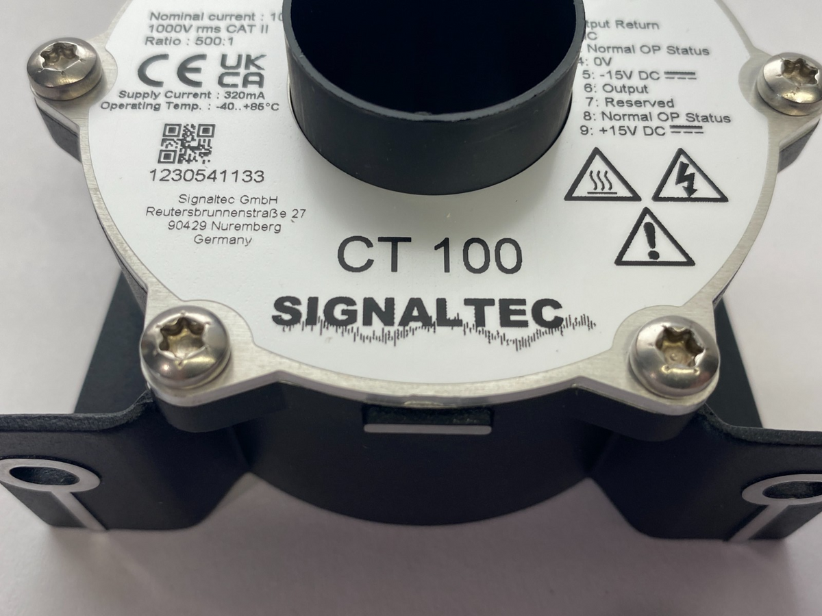 CT 100 | Signaltec High-Precision Current Transducer 500:1 1000V Rms CAT II 100A - New – Open box - Maverick Industrial Sales