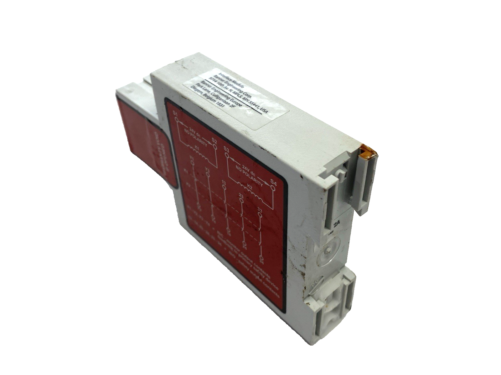Banner IM-T-9A Light Curtain Safety Relay Module 61425 MISSING CONNECTORS - Maverick Industrial Sales