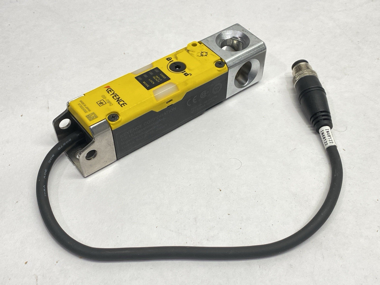 Keyence GS-73PC Safety Interlock Switch High Performance Type M12 - Maverick Industrial Sales