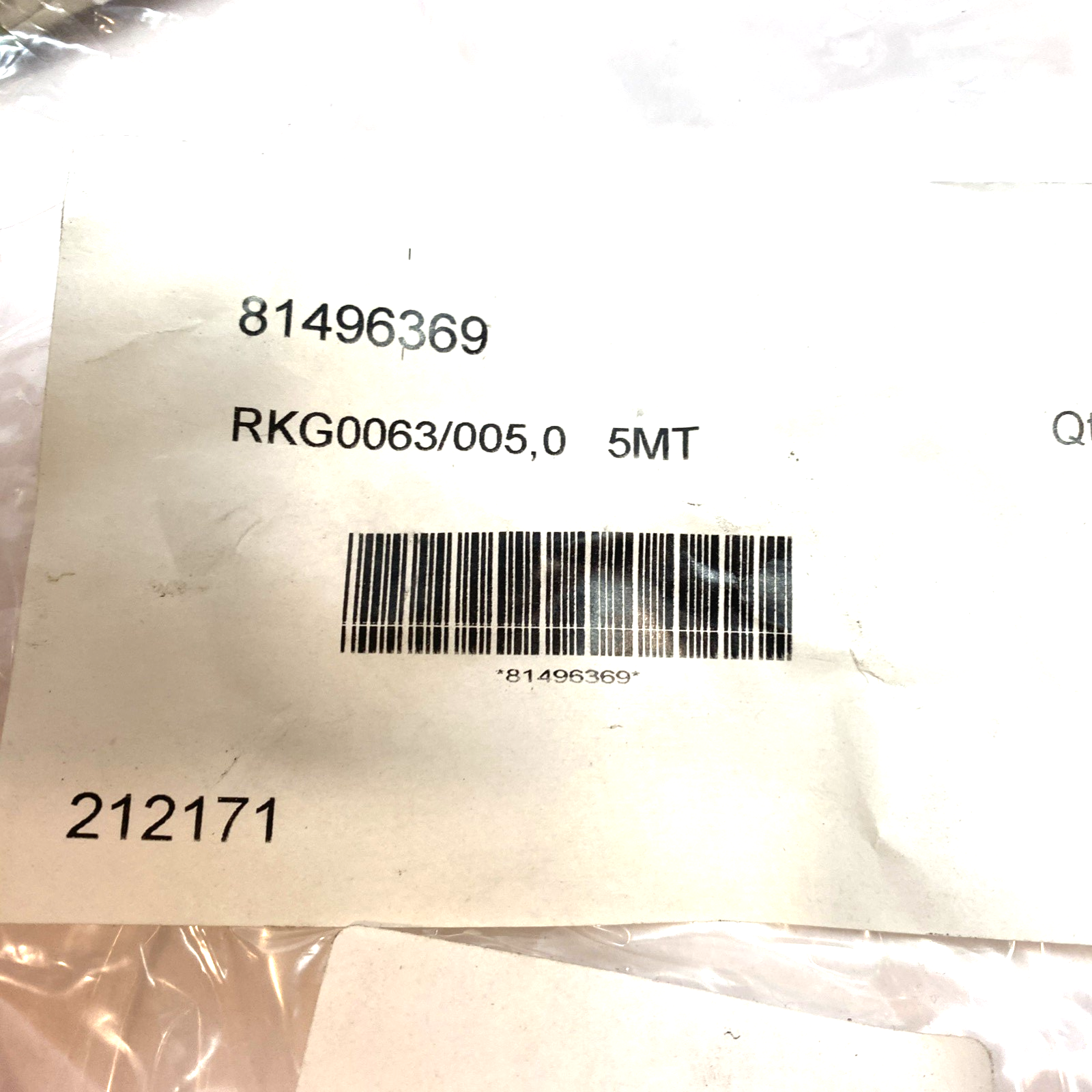 Bosch Rexroth RKG0063/005,0 Servo Encoder Power Cable R911382674 - Maverick Industrial Sales
