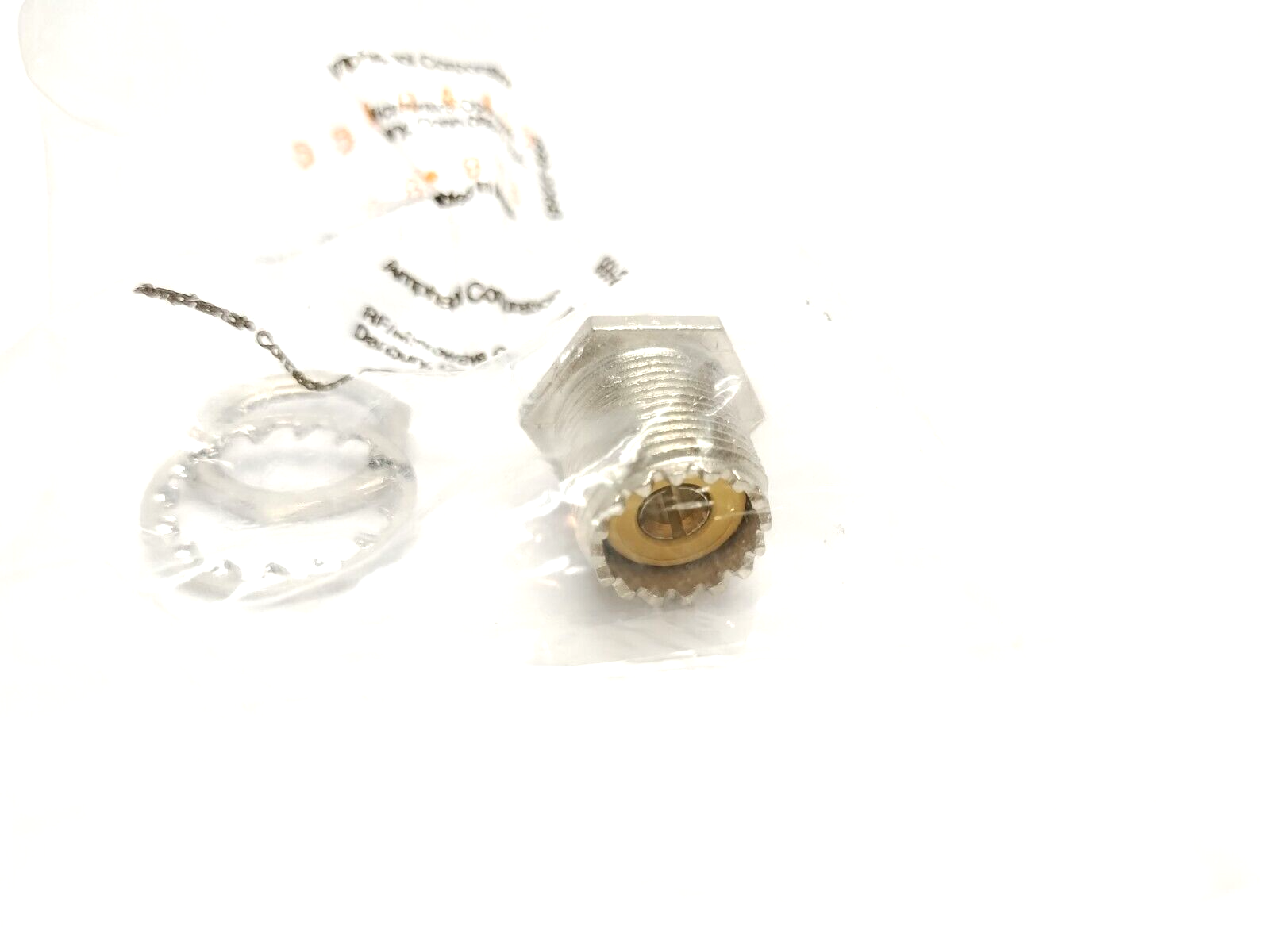 Amphenol 083-878 RF Connector UHF Straight Jack Solder Cup Bulkhead - Maverick Industrial Sales
