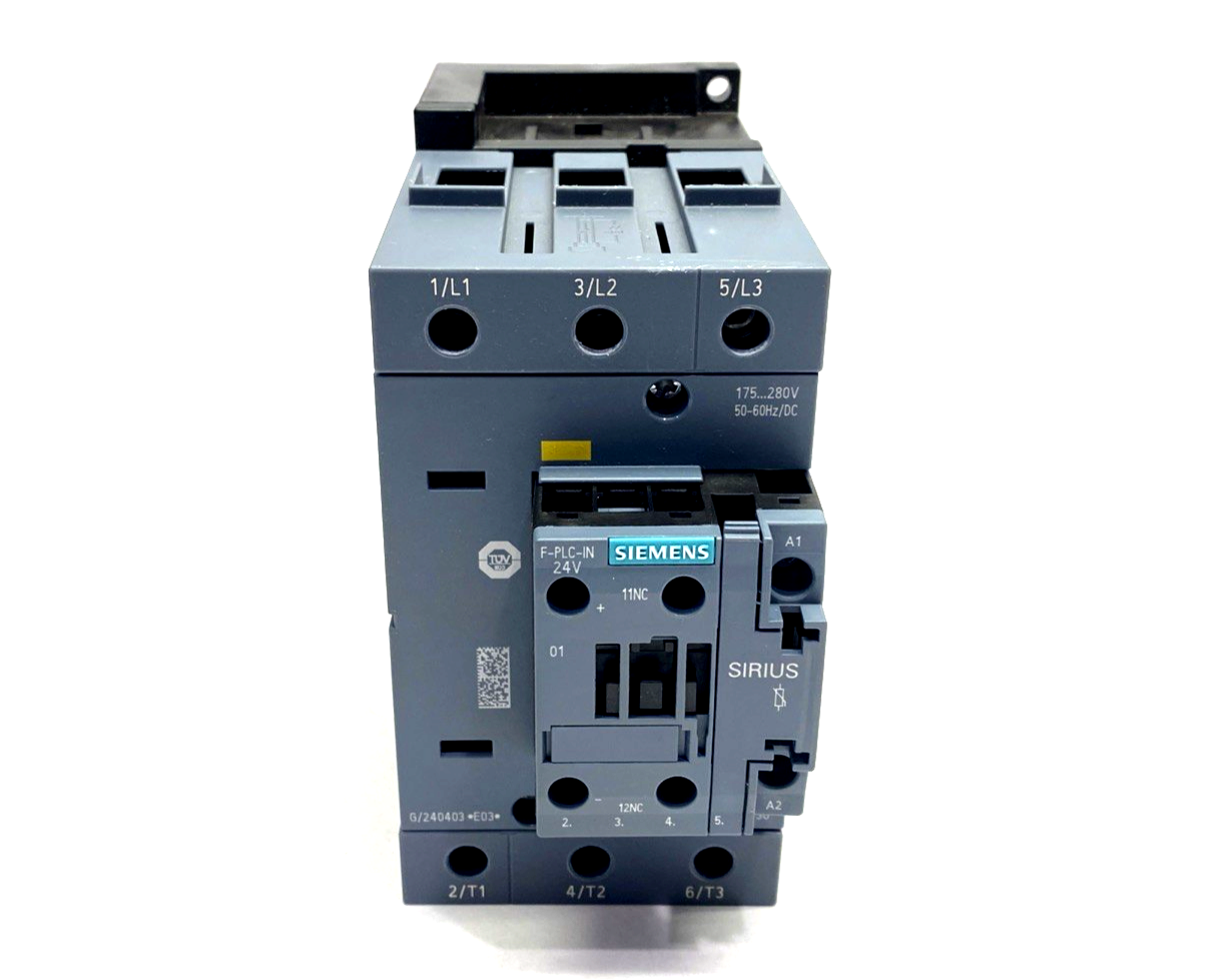 Siemens 3RT2045-1SP30 Contactor AC-3e/AC-3, 80A, 37kW 400V 3P 175-280V AC/DC - Maverick Industrial Sales