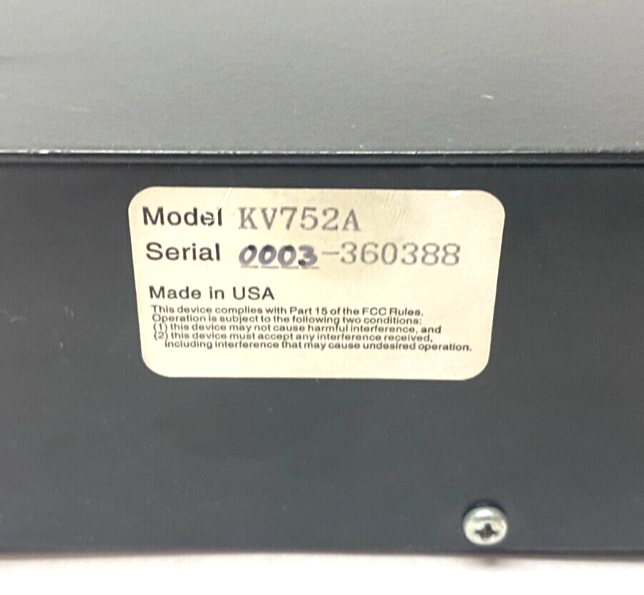 Black Box KV752A ServShare External Station Switch - Maverick Industrial Sales