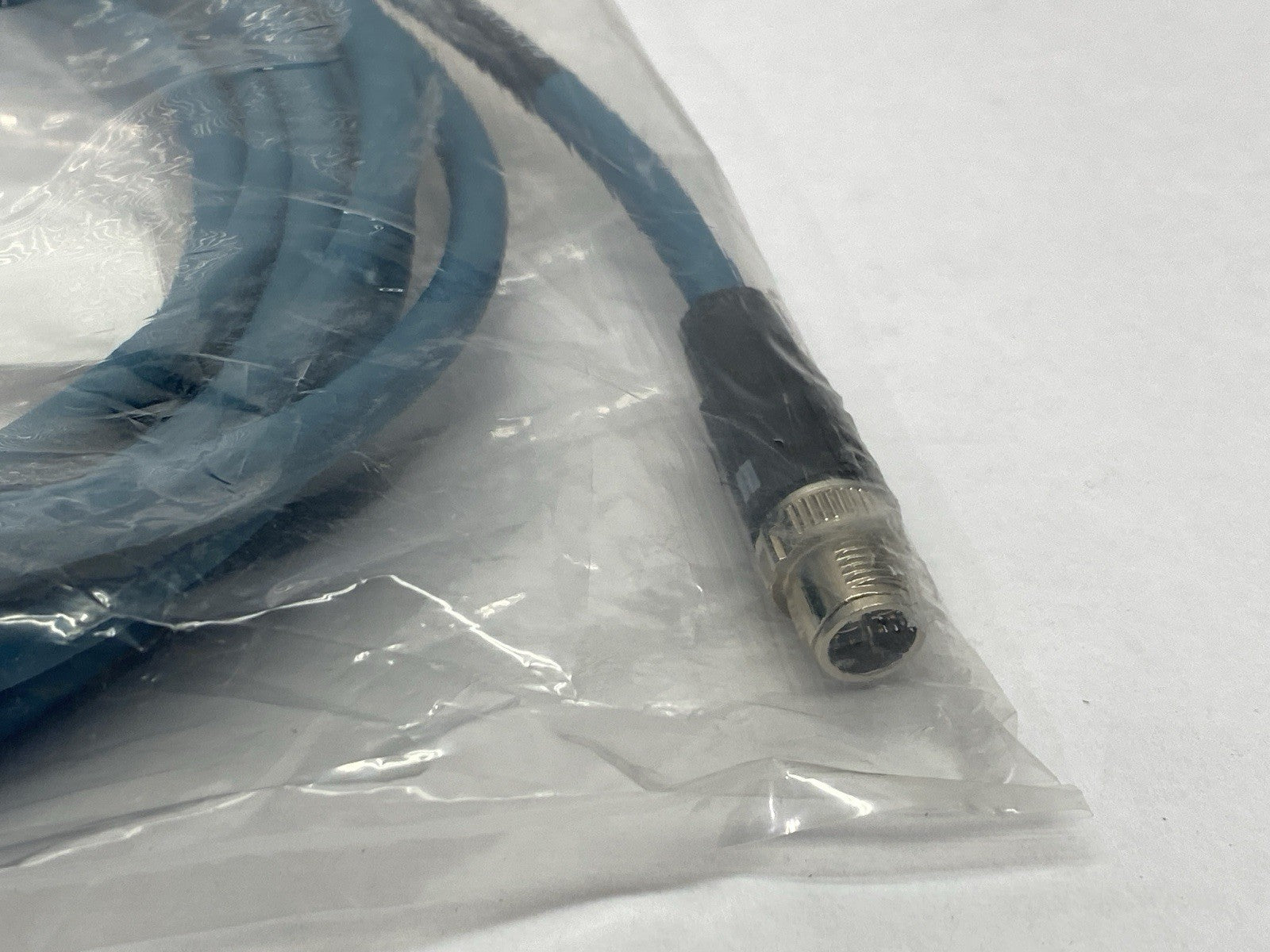 Keyence OP-88665 Ethernet Cable Male M12 8-Pin x RJ45 5m - Maverick Industrial Sales