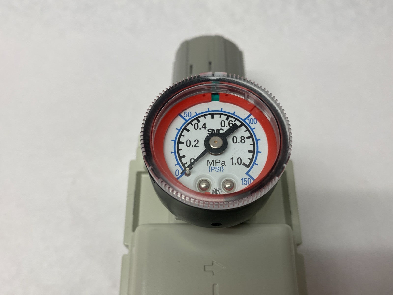 SMC AW40-N04-Z-B Modular Filter Regulator w/ Gauge 7-125psi Set Press - Maverick Industrial Sales
