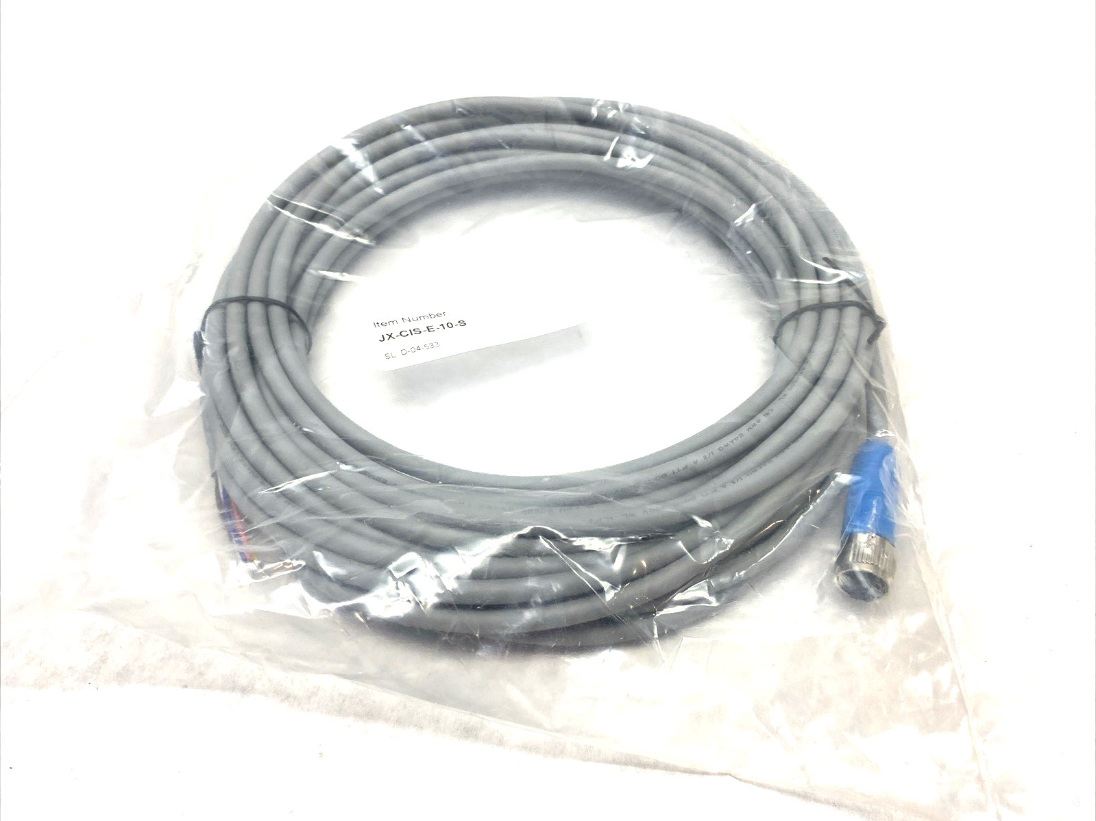 JX-CIS-E-10-S | SMC Single Ended I/O Cable - New - Maverick Industrial Sales