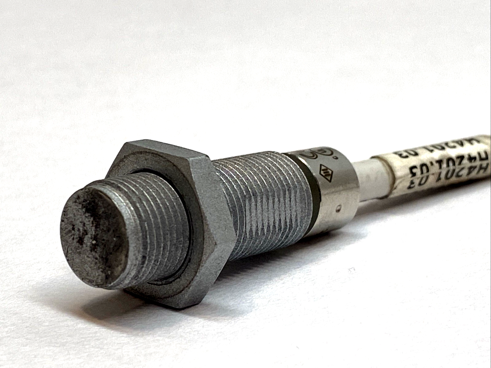 IFR206 | IFM Inductive Proximity Sensor M12 4mm Flush 2-Wire MISSING NUT - Used - Maverick Industrial Sales