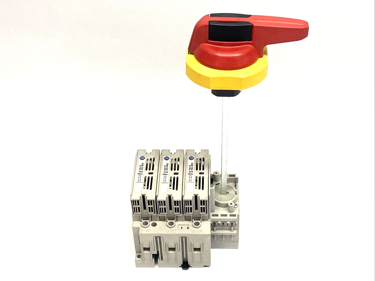 Allen-Bradley 194R-C30-1753 Ser. A Disconnect Switch 3-Pole w/ 194R-PY Handle - Maverick Industrial Sales