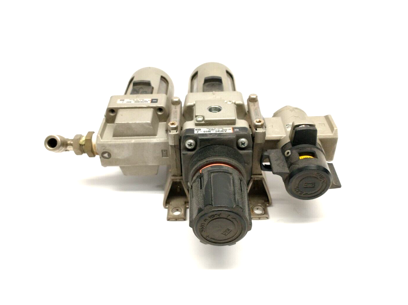 SMC AW30-N03-Z Filter Regulator NAFM3000-N03-J Separator & VHS30-N03-BZ Valve - Maverick Industrial Sales