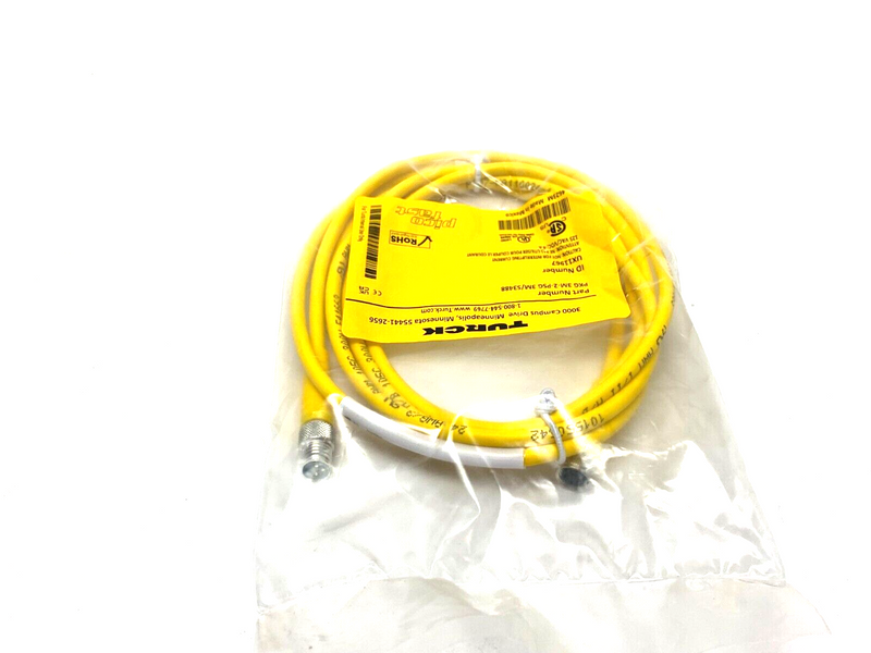 Turck PKG 3M-2-PSG 3M/S3488 Picofast Double Ended Cordset UX11967 - Maverick Industrial Sales