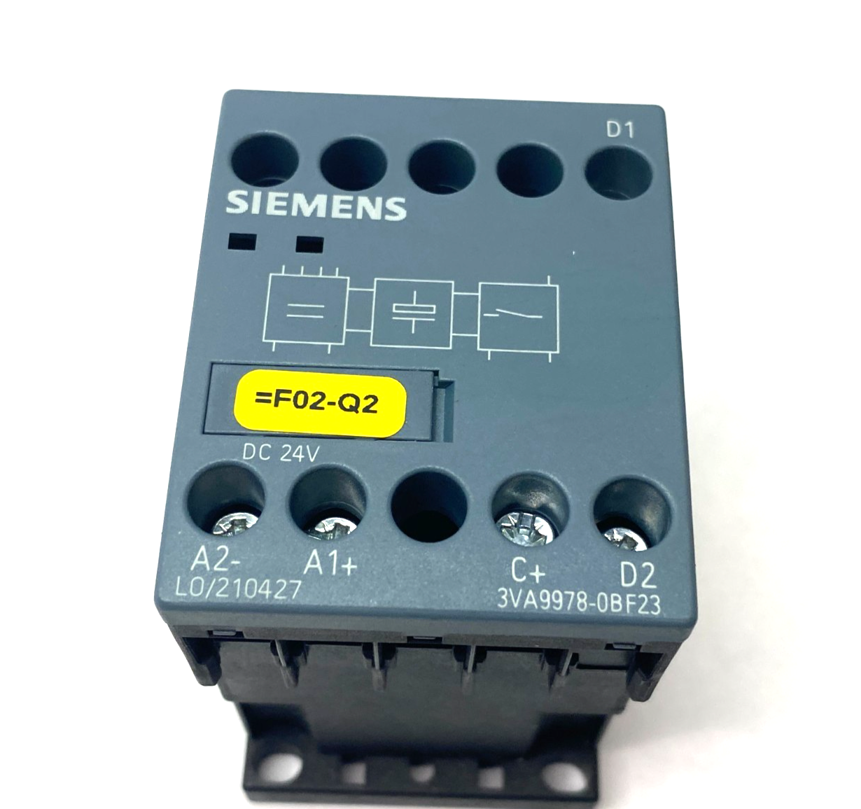 Siemens 3VA9978-0BF23 Time-Delay Device, Fixed Delay 24VDC - Maverick Industrial Sales