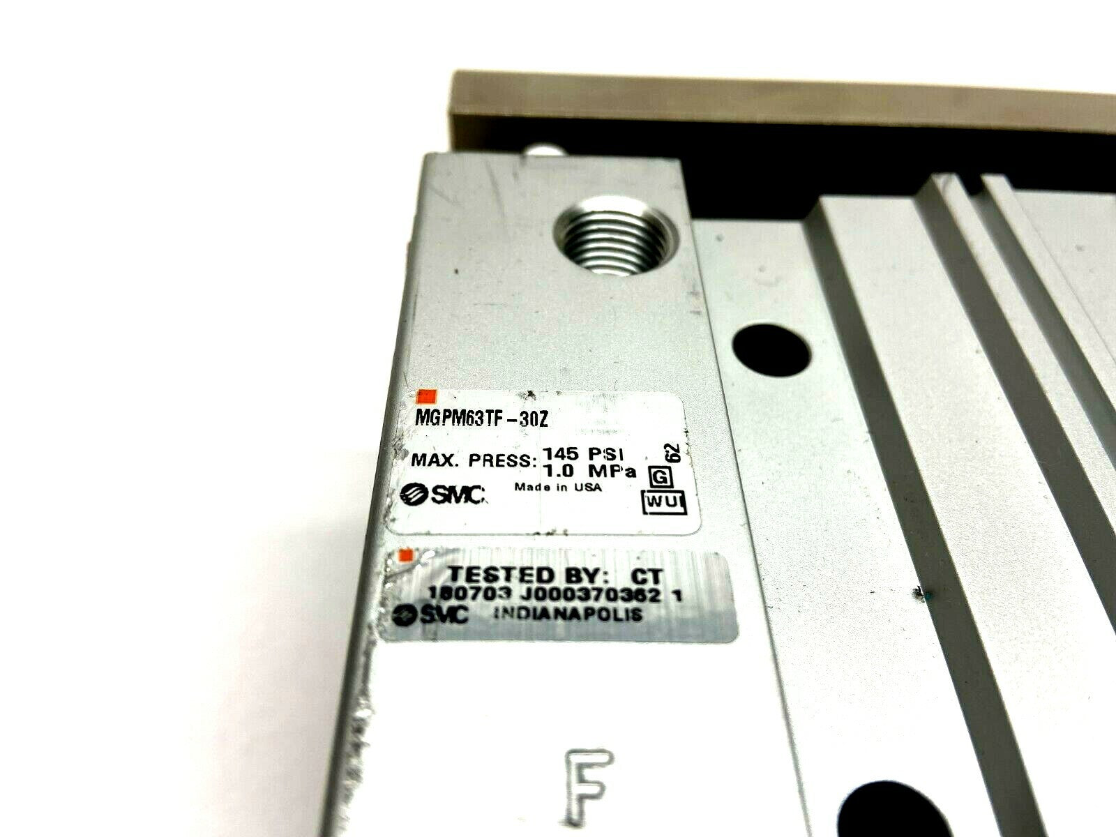 SMC MGPM63TF-30Z Compact Cylinder 145 PSI Max 63mm Bore 30mm Stroke - Maverick Industrial Sales