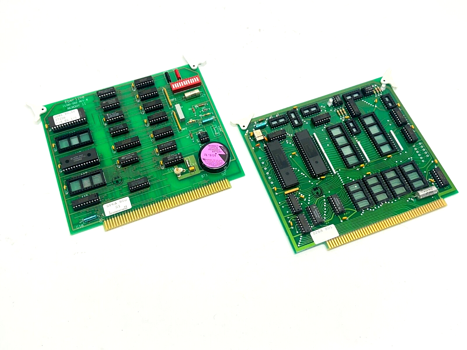 Eberline 11392-D02 Rev E / 10963-C01C SP6A BD1 / BD2 Memory Board Set CON1 V0.10 - Maverick Industrial Sales