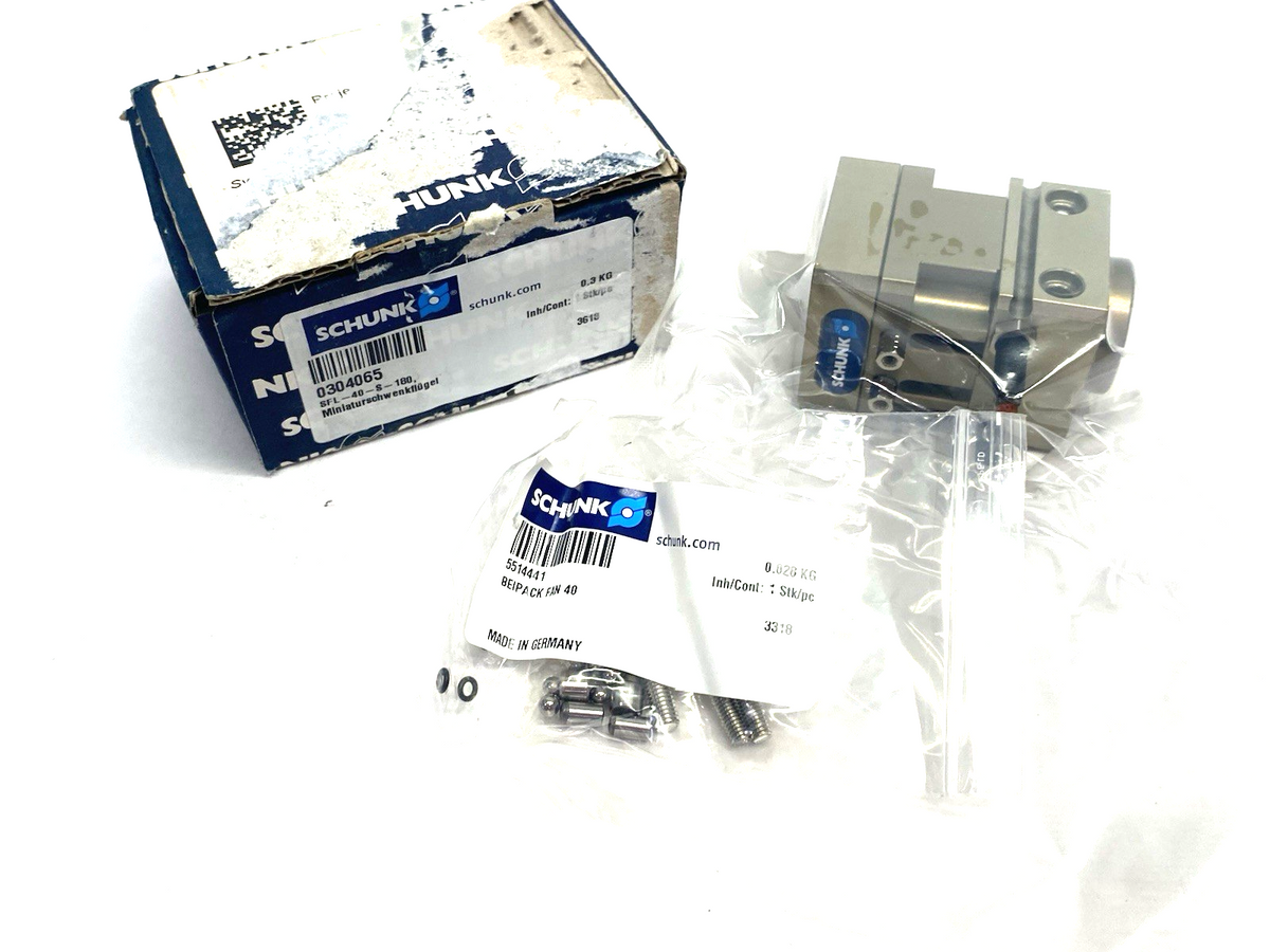 Schunk 0304065 Miniature Swivel Vane SFL-40-S-180 - Maverick Industrial Sales
