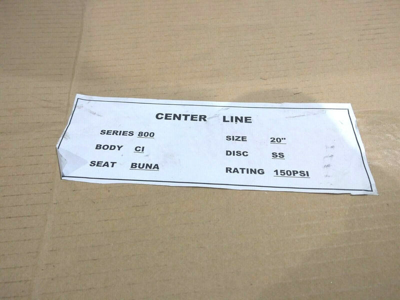 Center Line C20R1644D1X316 Duo-Disc 20 Inch Stainless Stem Check Valve 150 PSI - Maverick Industrial Sales