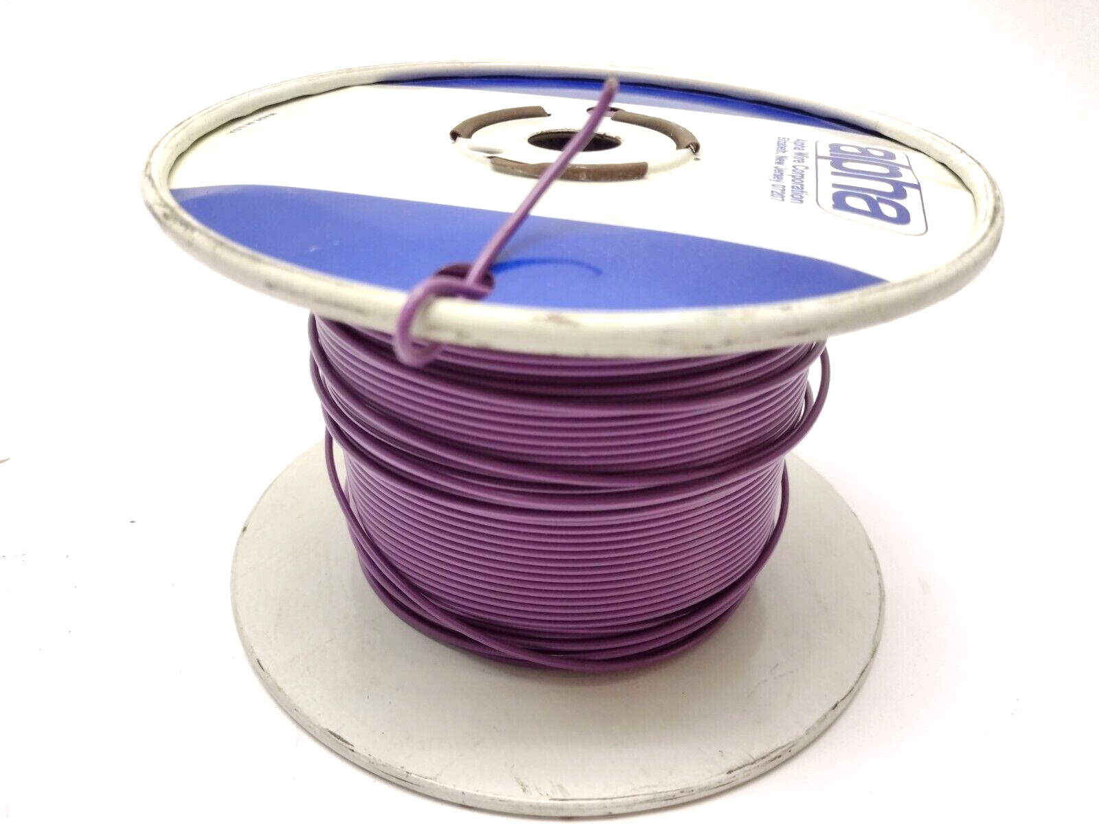 Alpha Wire 1858/19 16 AWG 19/29 TC PVC MIL-W-168780 Purple 600V 6.5lb Spool - Maverick Industrial Sales