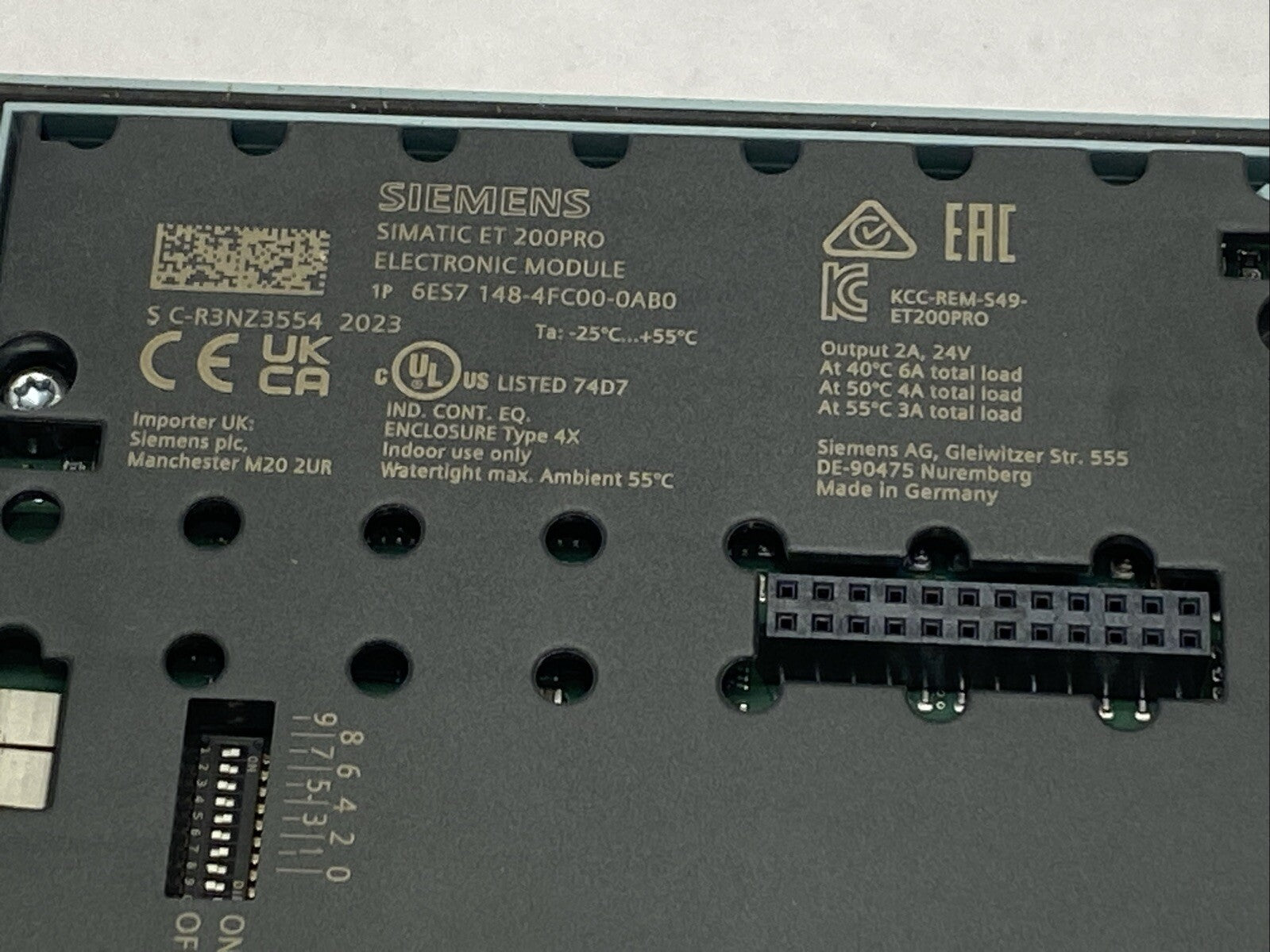 Siemens 6ES7 148-4FC00-0AB0 Simatic ET 200PRO Electronic Module 2A 24VDC - Maverick Industrial Sales