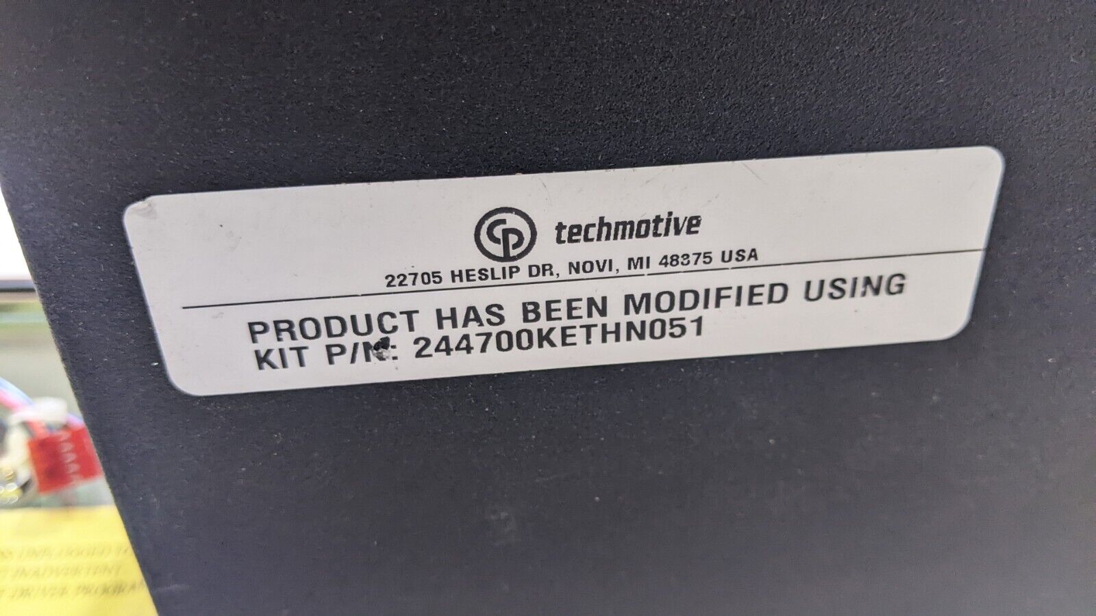 CP TechMotive CS2700AP1V112 Tool Controller CS2700 Modified w/ 244700KETHN051 - Maverick Industrial Sales