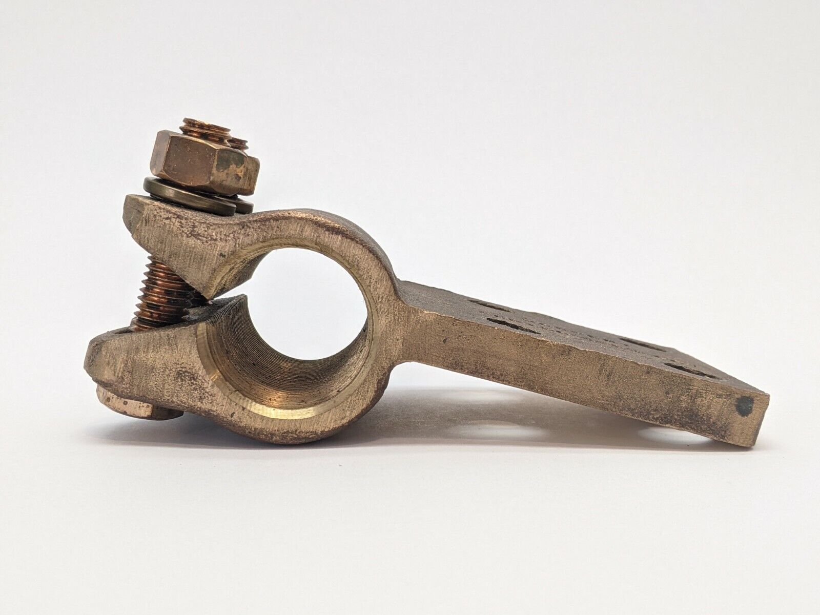 Dossert SCB150-1-3N-90V-T12 Bronze Copper Stud Flat Bar Threaded Lug Connector - Maverick Industrial Sales