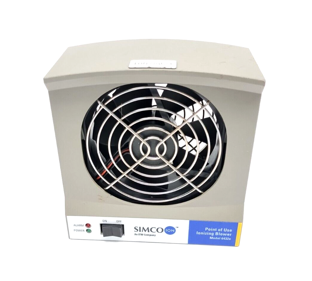 Simco Ion 6432e Point Of Use Ionizing Blower 24V AC/DC 6W NO BENCHTOP STAND - Maverick Industrial Sales