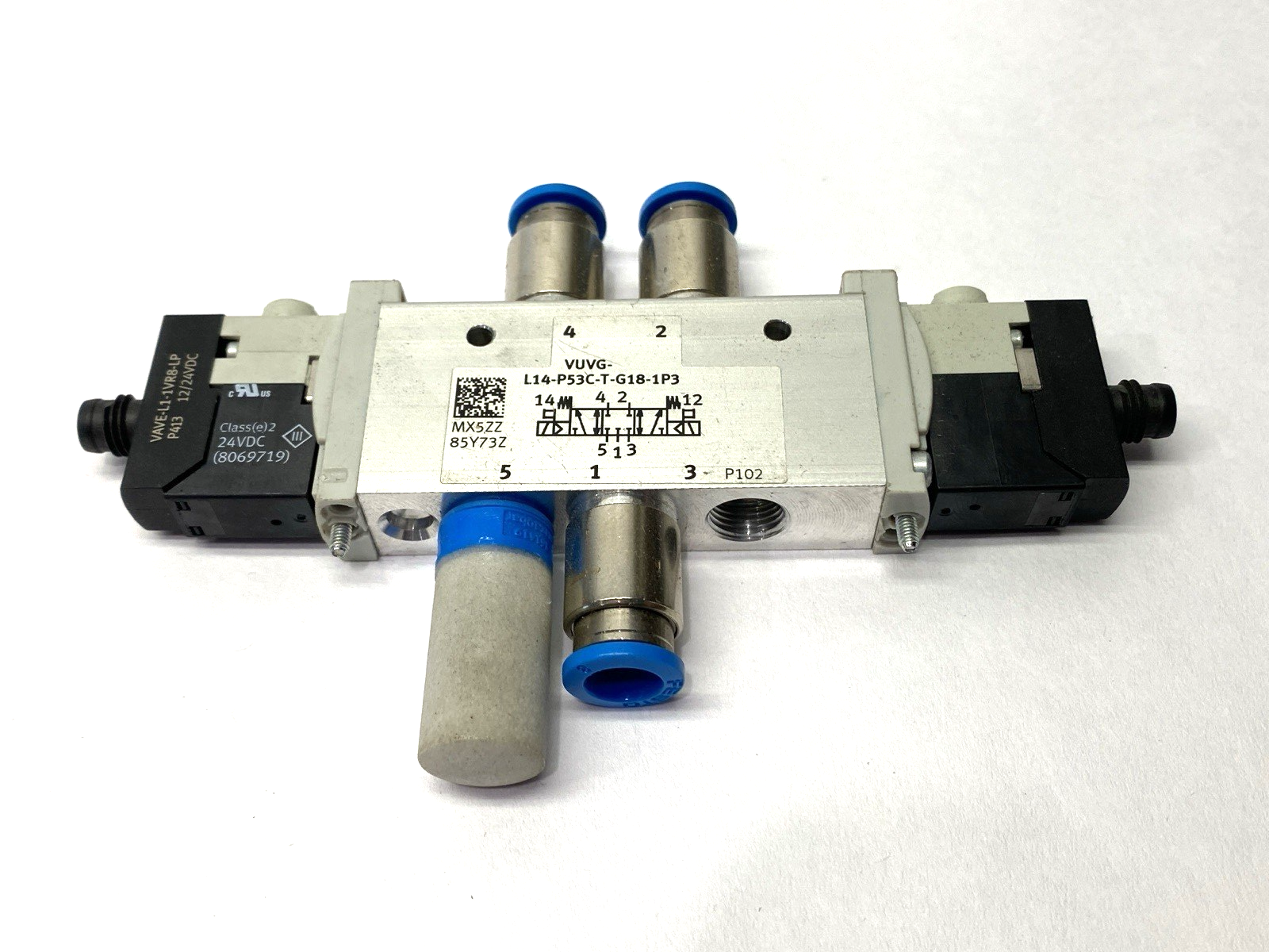 Festo VUVG-L14-P53C-T-G18-1P3 Pneumatic Air Solenoid Valve 566501 - Maverick Industrial Sales