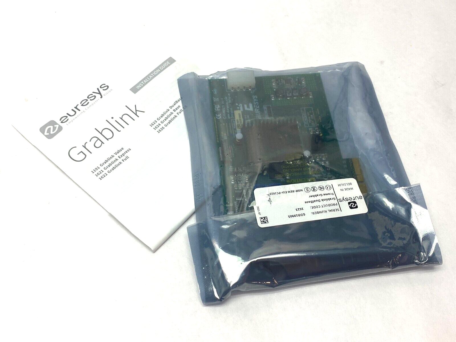 Euresys MSIP-REM-EUr-PC1623 Grablink Dualbase Frame Grabber PCI Card - Maverick Industrial Sales