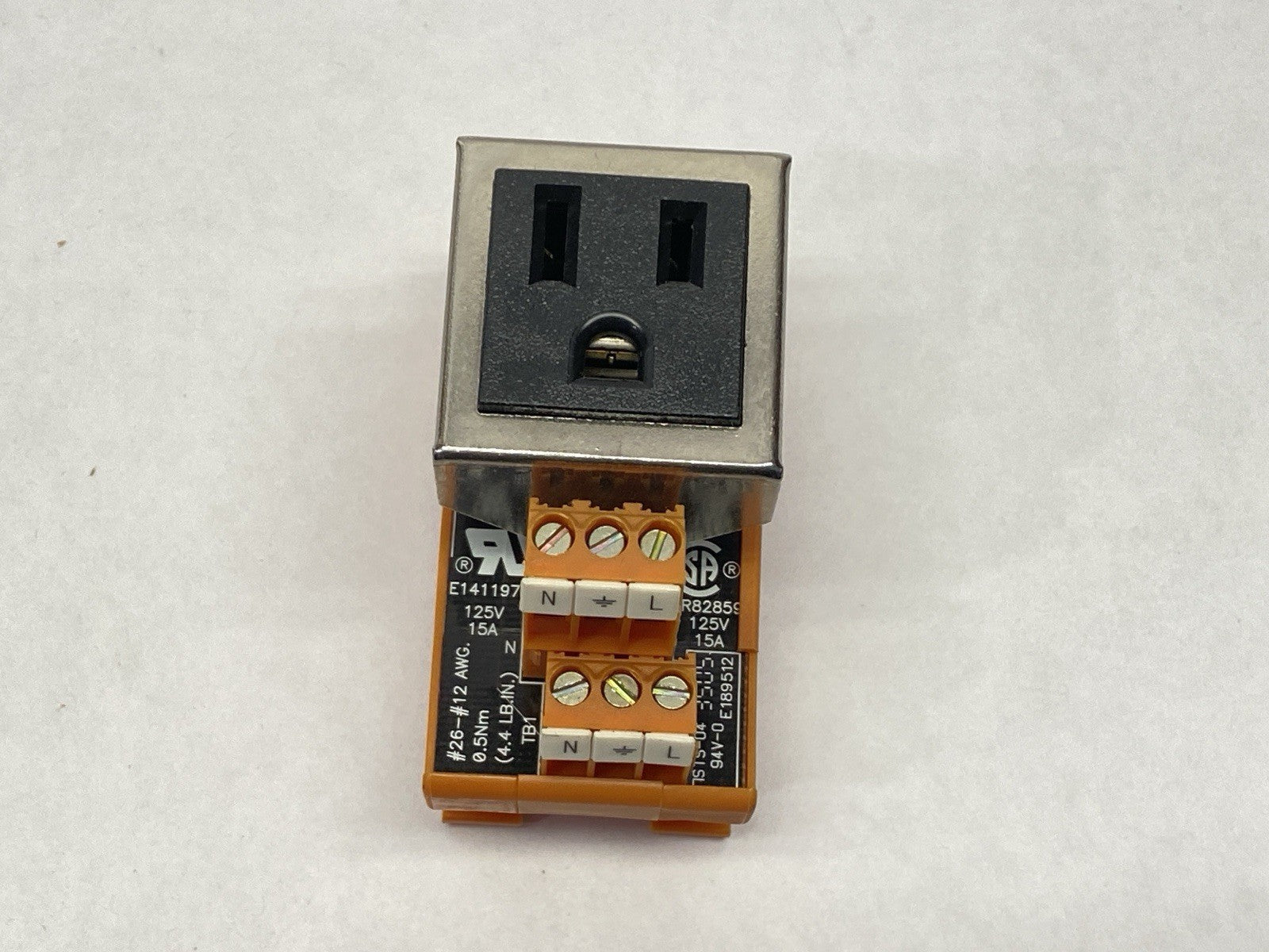 Weidmuller 9915480000 Terminal Block AC Outlet Module 15A 125V - Maverick Industrial Sales