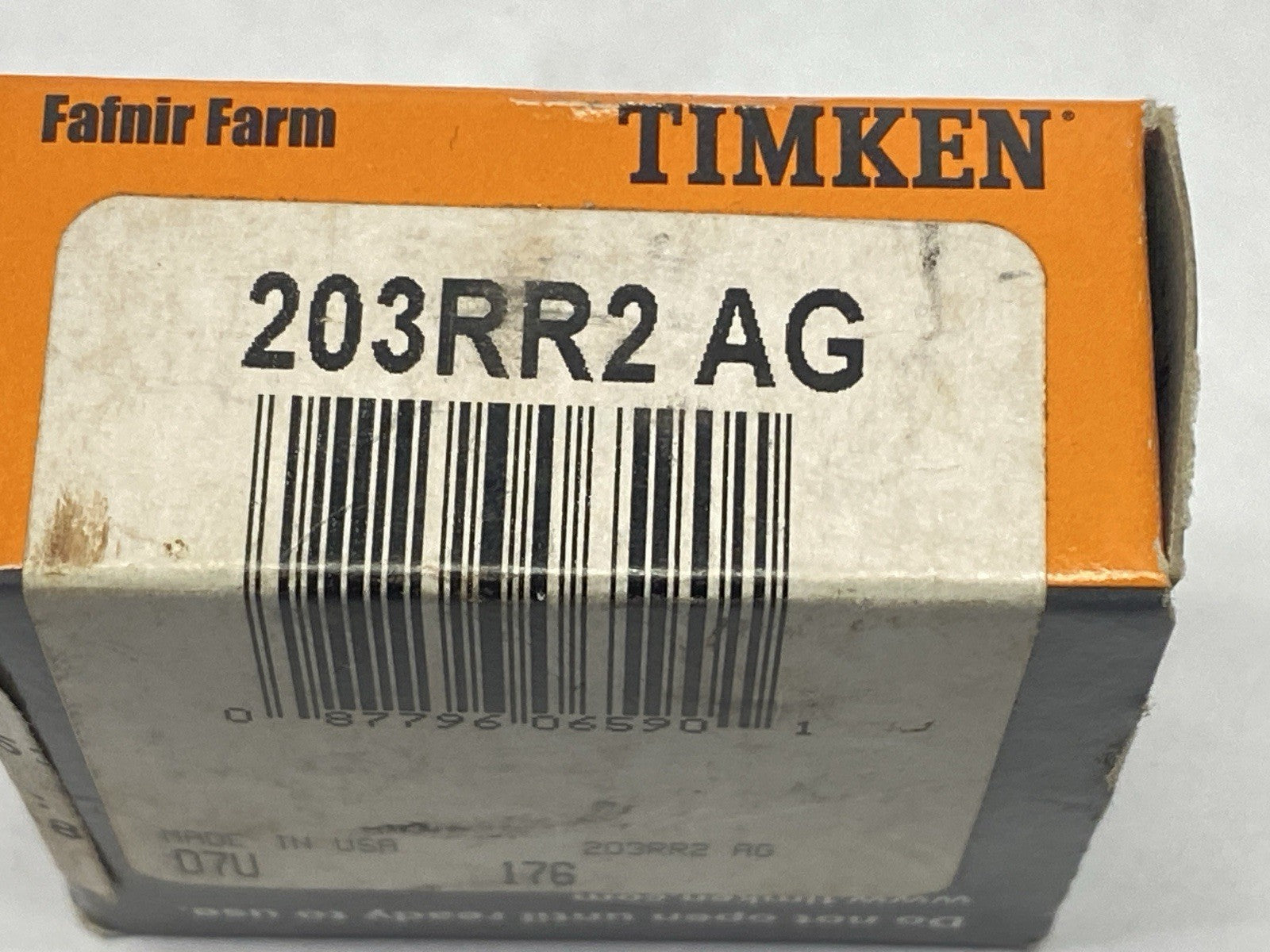 Timken 203RR2 AG Radial Ball Bearing 0.6350" ID 1.5750" OD 0.720" Wide - Maverick Industrial Sales