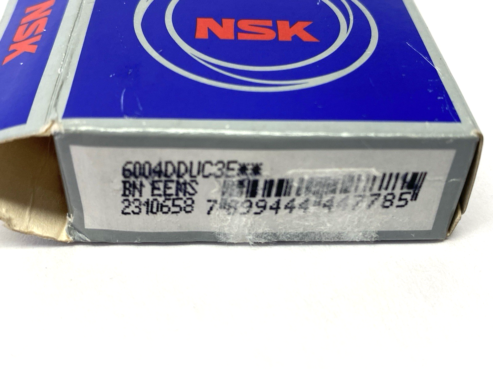 6004DDUC3E | NSK Single Row Deep Groove Ball Bearing 20mm ID 42mm OD 12mm Width - New – Open box - Maverick Industrial Sales