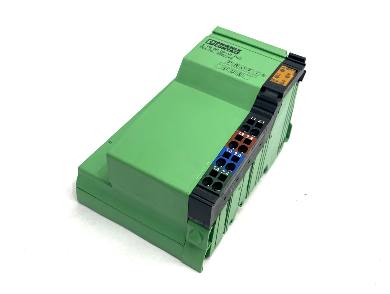 Phoenix Contact IL PB BK DP/V1-PAC Bus Coupler, PROFIBUS DP, D-SUB-9 2862246 - Maverick Industrial Sales