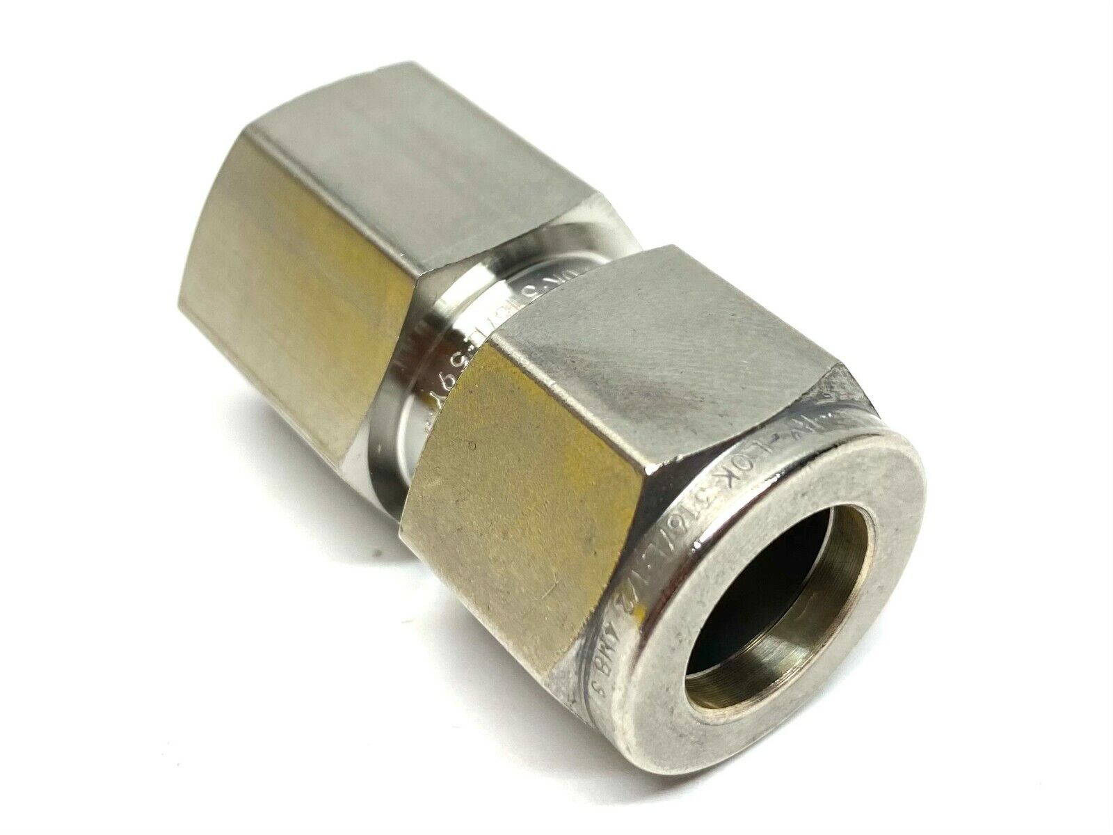 HY-LOK CFC-8-6N-S316 1/2" Tube x 3/8" FNPT Female Connector 316SS - Maverick Industrial Sales