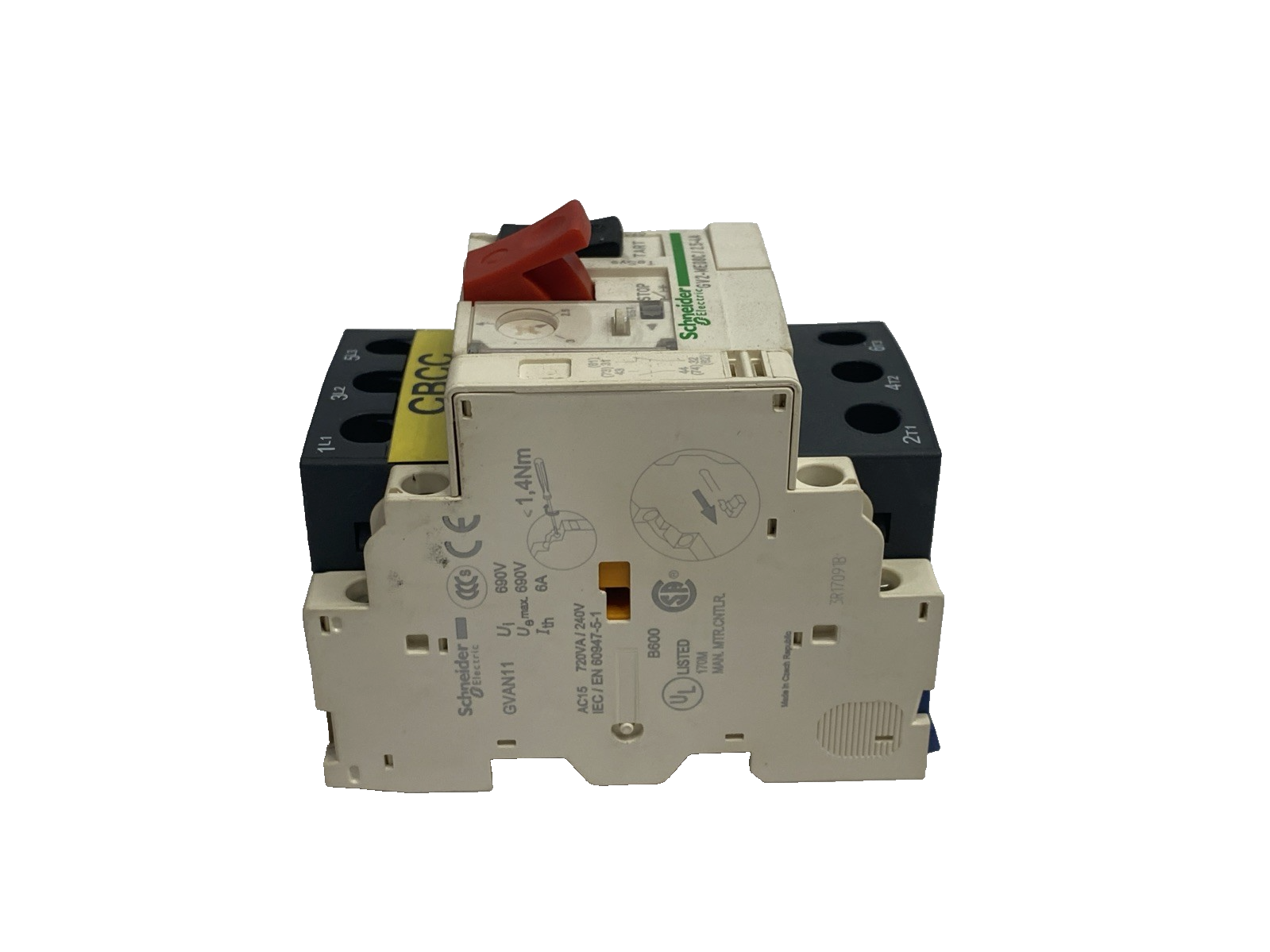 GV2-ME08 C | Schneider Electric TeSys Manual Starter & Protector GV2-ME08C/2.5-4A - Used - Maverick Industrial Sales