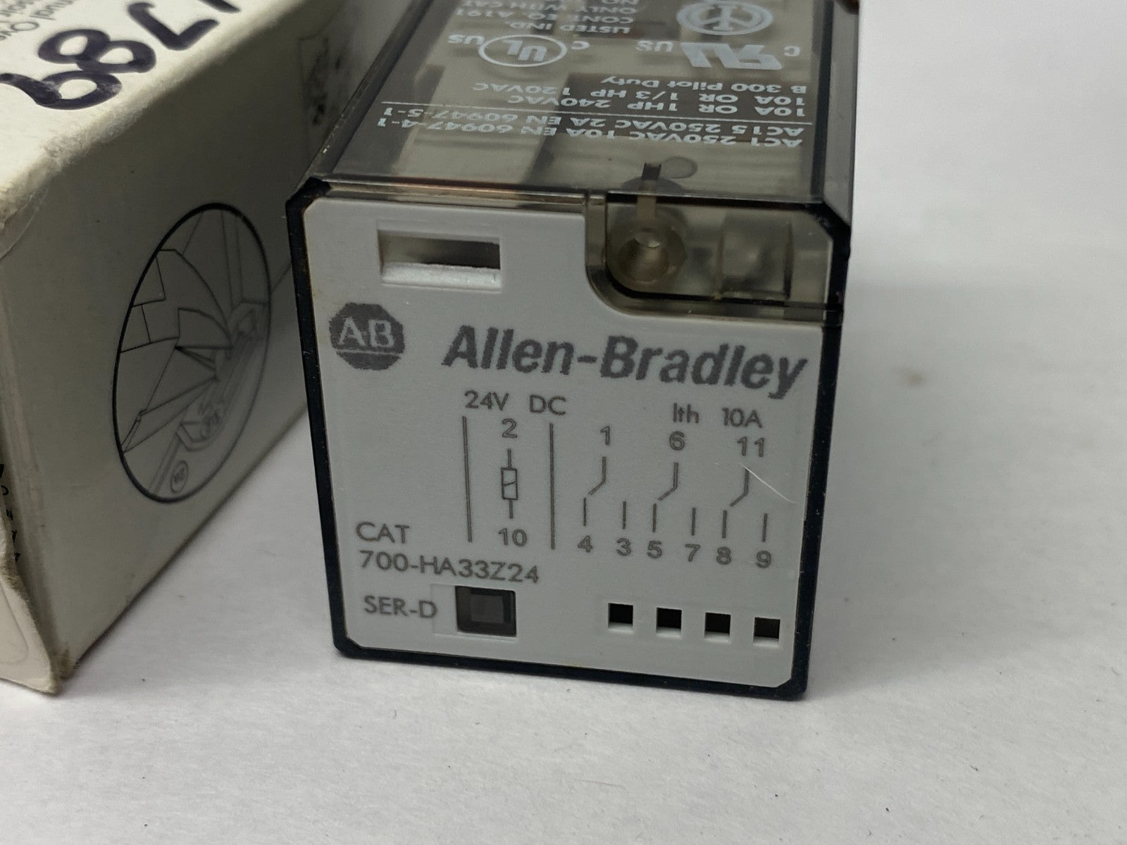 Allen Bradley 700-HA33Z24 Ser. D Direct Plug-In Relay 10A 3 C/O 24VDC - Maverick Industrial Sales