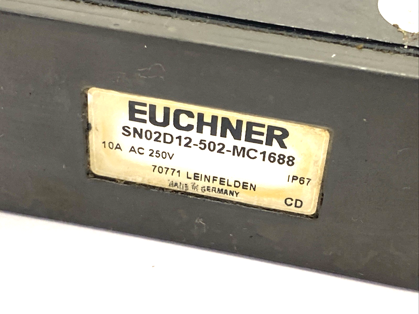 SN02D12-502-MC1688,082450 | Euchner SN02D12-502-MC1688 2-Plunger Mechanical Limit Switch 082450 - Used - Maverick Industrial Sales