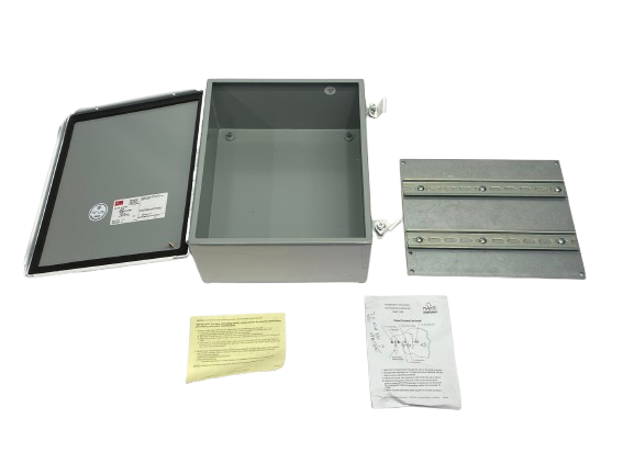 Hoffman nVent A1210CH Continuous Hinge Enclosure w/ Clamps 55420 PAINTED WHITE - Maverick Industrial Sales