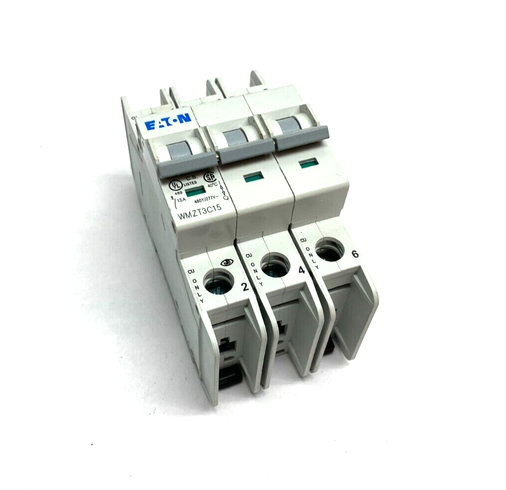 Eaton WMXT3C15 Circuit Breaker 3-Pole 15A 480Y/277V - Maverick Industrial Sales