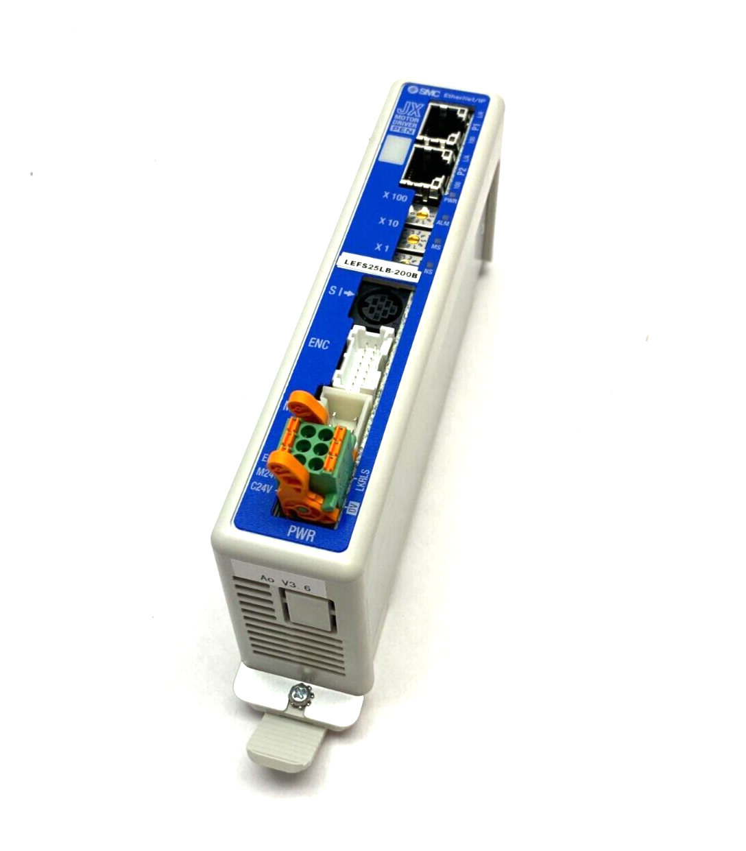 SMC JXC918-BCLEFS25LB-200B EtherNet/IP Electric Actuator Power Controller 24VDC - Maverick Industrial Sales