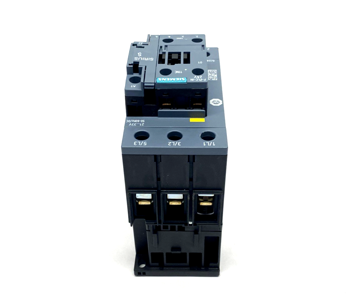 Siemens 3RT2035-1SB30 Power Contactor AC-3e/AC-3, 41A, 18.5kW 400V, 3P, 21-33V - Maverick Industrial Sales