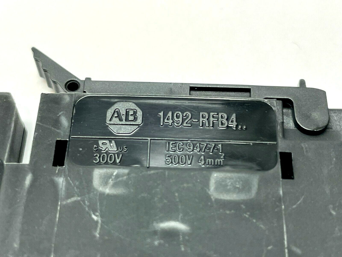 1492-RFB4 | Allen Bradley Terminal Block 15A 300VAC/DC - Used - Maverick Industrial Sales