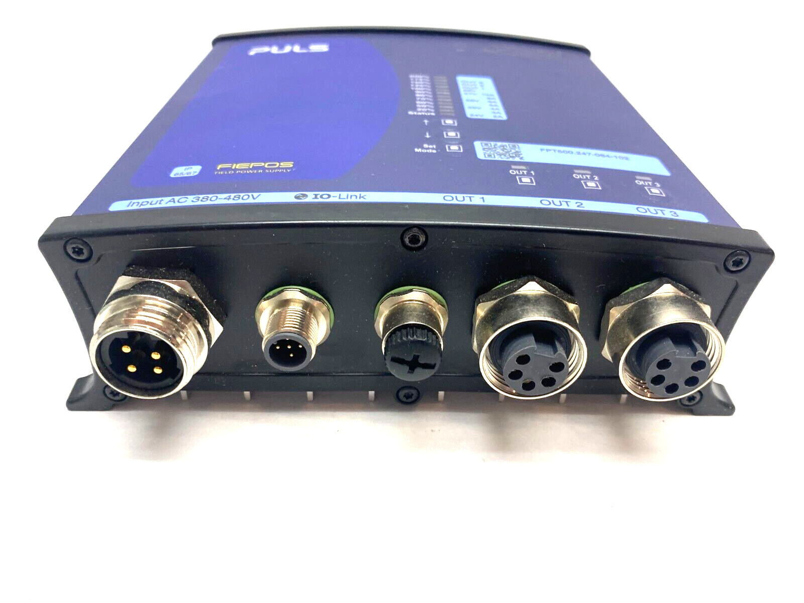 Puls FPT500.247-064-102 FIEPOS IO-Link Power Supply 3-Phase IP54, IP65 & IP67 - Maverick Industrial Sales