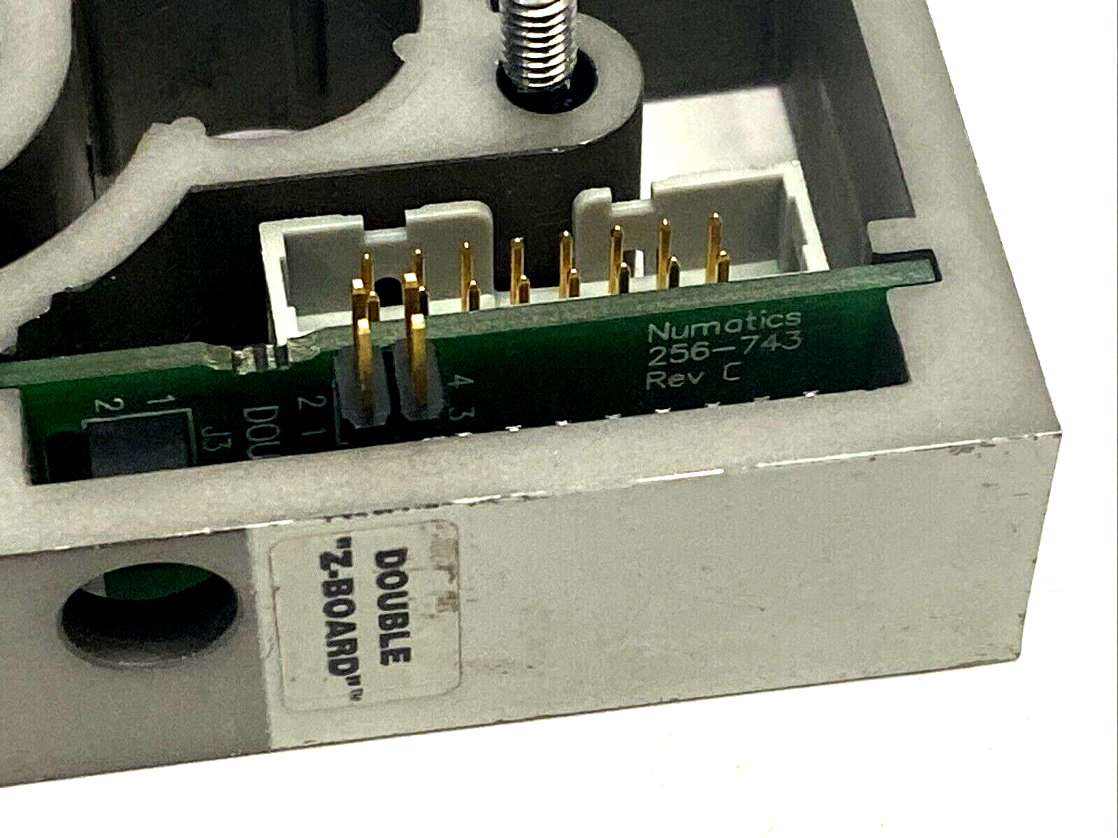 Numatics 256-743 Rev. C Double ZR Z-Board Manifold Base/Mounting Block - Maverick Industrial Sales