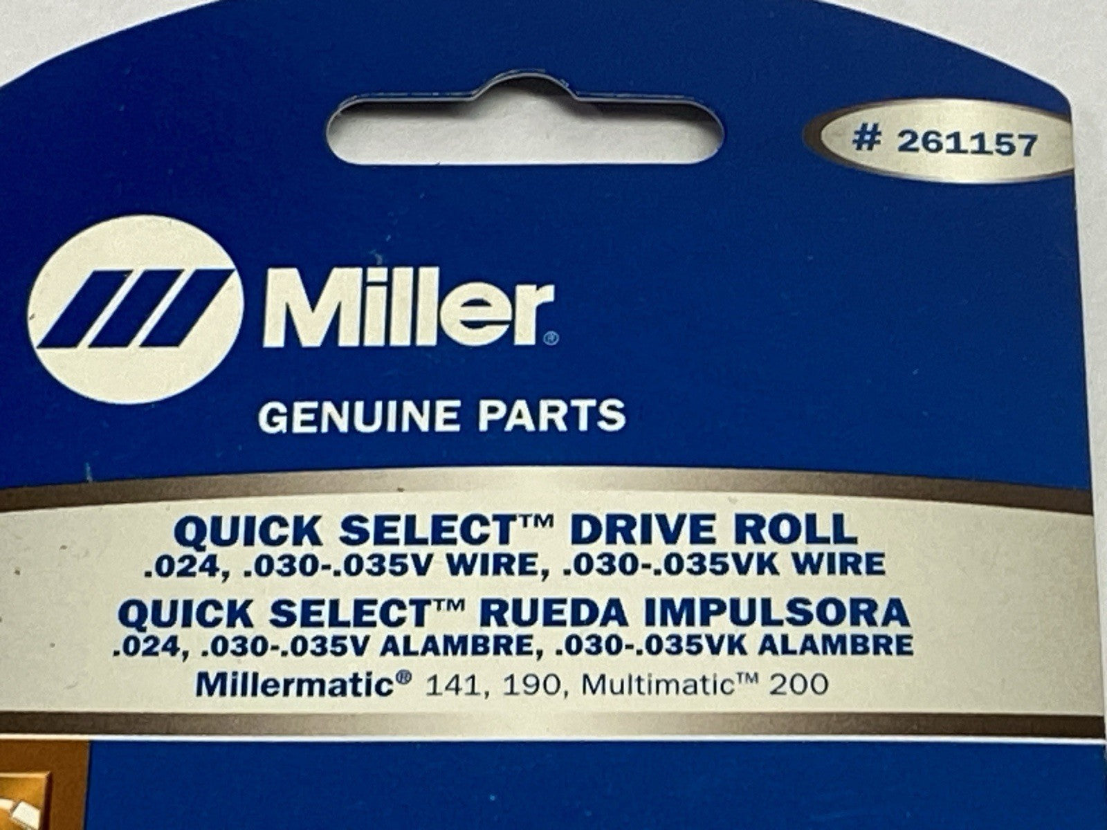 261157 | Miller .024, .030-.035V-Groove .035VK-Groove Drive Roll - New – Open box - Maverick Industrial Sales