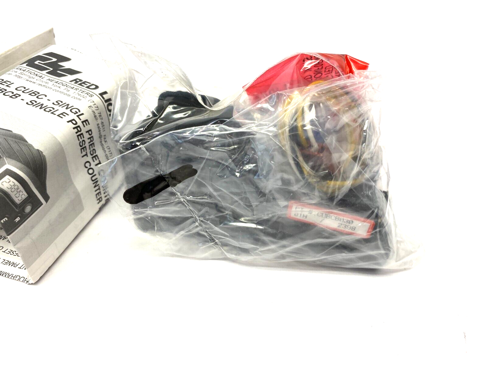 Red Lion CUBCB030 Single Preset Counter w/ Batch Indication 10-28VDC - Maverick Industrial Sales