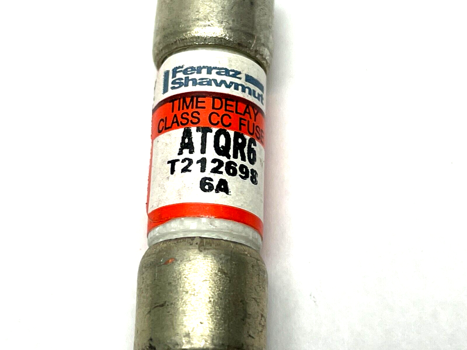 Mersen Ferraz Shawmut ATQR6 Time Delay Class CC Fuse LOT OF 2 - Maverick Industrial Sales