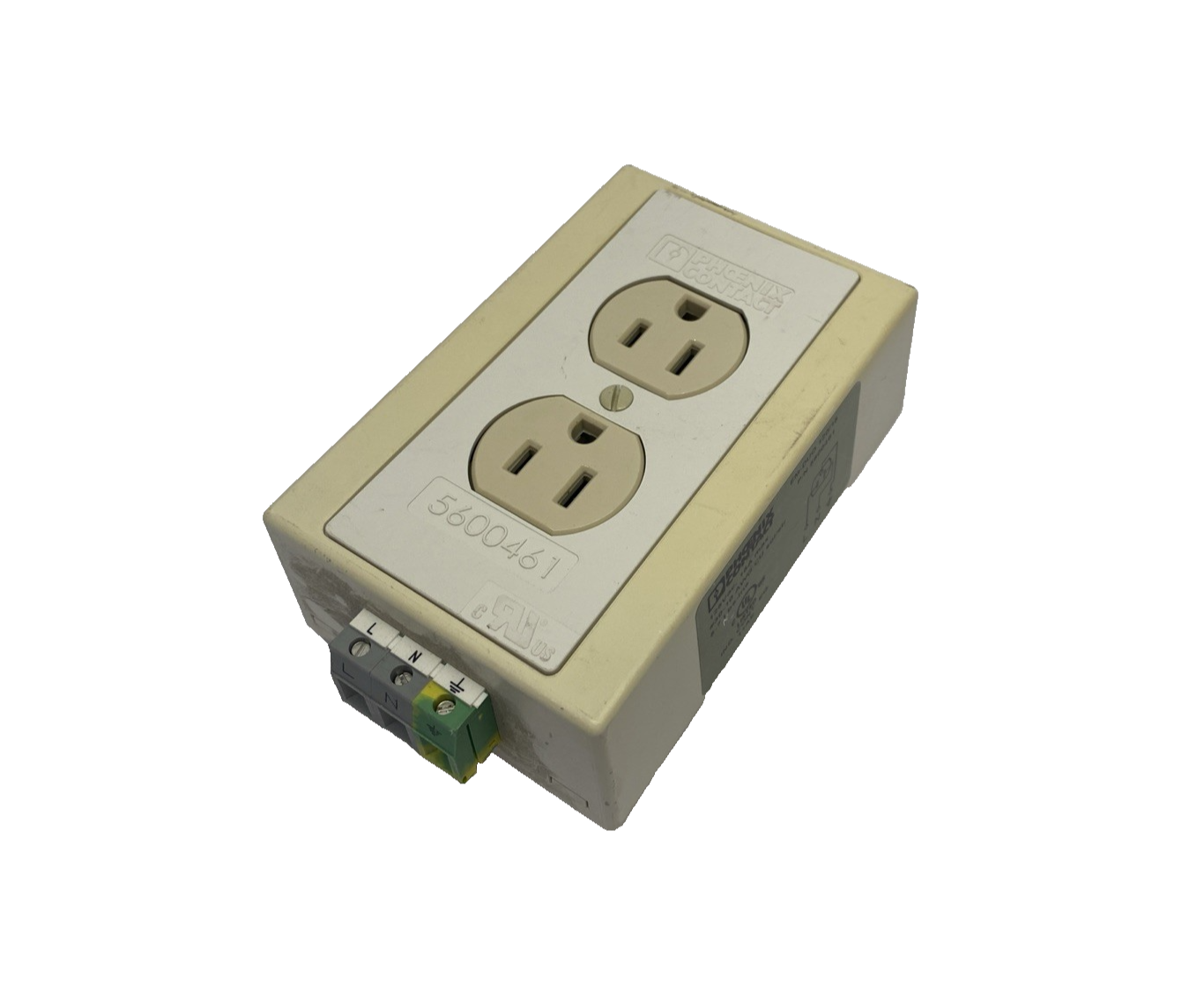 Phoenix Contact EM-DUO 120/15 Socket, 120VAC 15A 5600461 - Maverick Industrial Sales