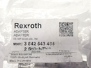 Bosch Rexroth 3842543484 Adapter LOT OF 2 - Maverick Industrial Sales