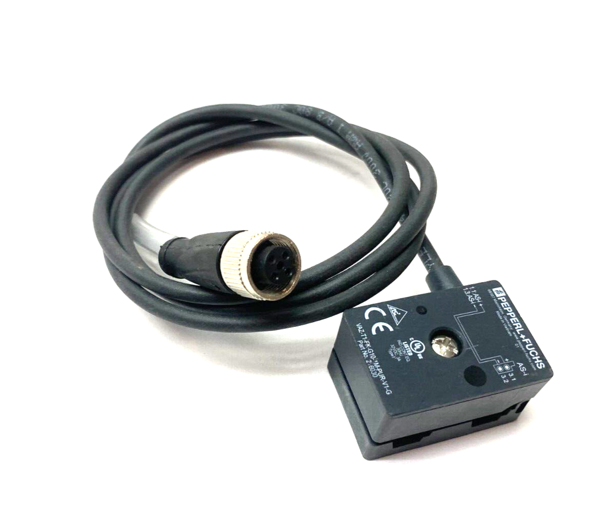 Pepperl+Fuchs VAZ-T1-FK-G10-1M-PUR-V1-G AS-Interface Sensor Module 216030 - Maverick Industrial Sales
