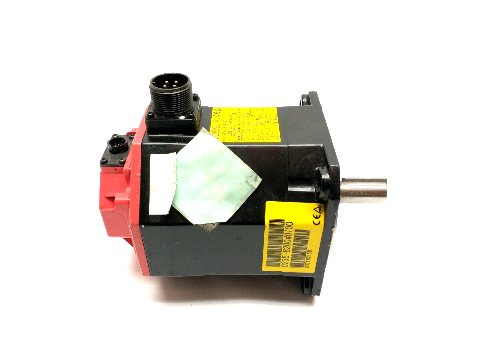 Fanuc A06B-0235-B200#0100 AiS 8/4000 AC Servo Motor 3PH 2.5kW 200-240V C07YW2158 - Maverick Industrial Sales