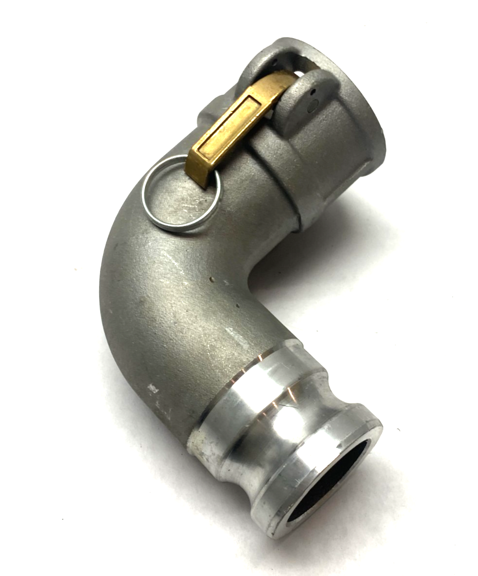 2A-C90 Aluminum Cam and Groove Hose Fittng 90-Degree 2" - Maverick Industrial Sales